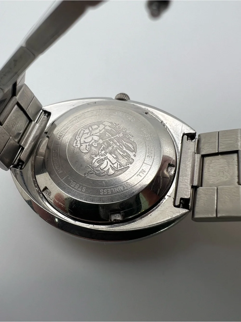 Lunast Stainless Steel Watch - Black Dial